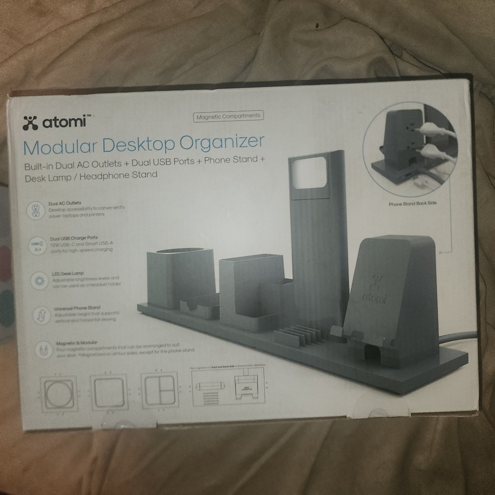 New Atomi Modular Desktop Organizer